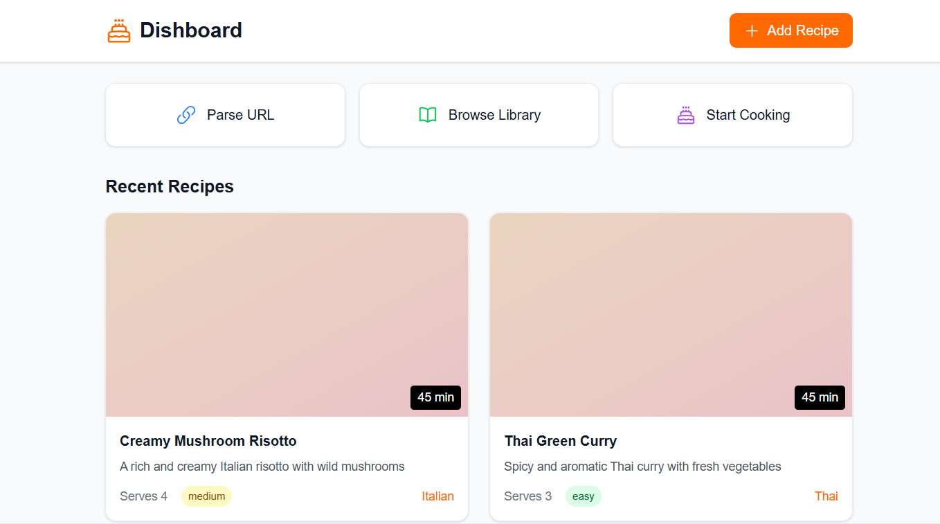 Dishboard Digital Cookbook